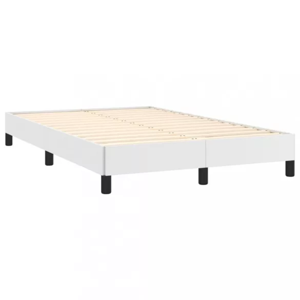 fehér műbőr ágykeret 120x200 cm