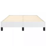 fehér műbőr ágykeret 120x200 cm