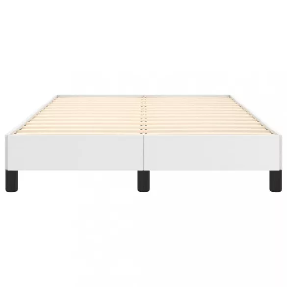 fehér műbőr ágykeret 120x200 cm