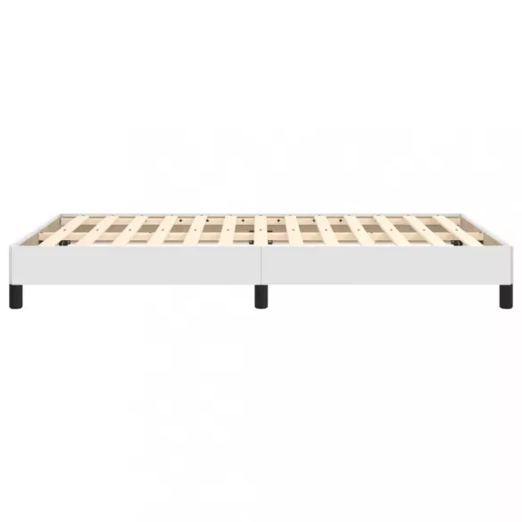 fehér műbőr ágykeret 120x200 cm