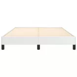 fehér műbőr ágykeret 140x200 cm