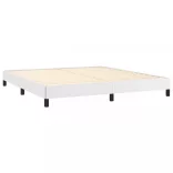 fehér műbőr ágykeret 160x200 cm