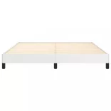 fehér műbőr ágykeret 160x200 cm