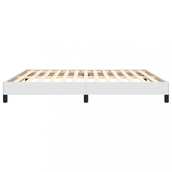 fehér műbőr ágykeret 180x200 cm