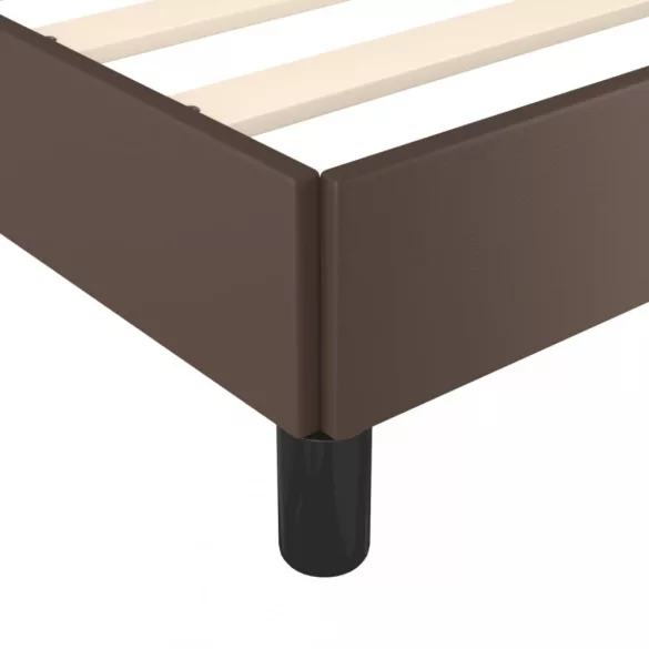 barna műbőr ágykeret 180x200 cm