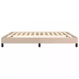 cappuccino színű műbőr ágykeret 180x200 cm