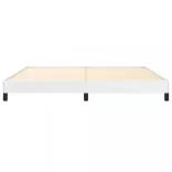 fehér műbőr ágykeret 200x200 cm