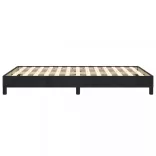 fekete bársony ágykeret matrac nélkül 120x200 cm