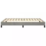 világosszürke bársony ágykeret matrac nélkül 140x200 cm