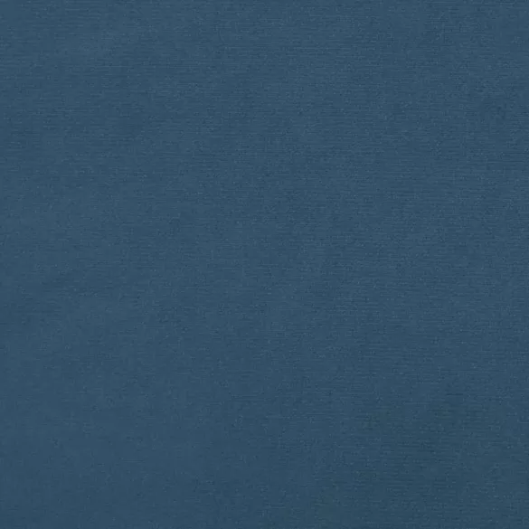 sötétkék bársony ágykeret matrac nélkül 160x200 cm