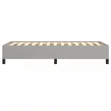 világosszürke szövet ágykeret matrac nélkül 80x200 cm