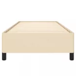 ágykeret matrac nélkül krém 80x200 cm szövet 80x200 cm