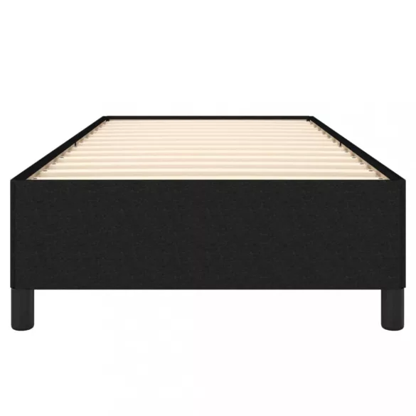 ágykeret matrac nélkül fekete 90x190 cm szövet