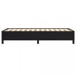 ágykeret matrac nélkül fekete 90x190 cm szövet