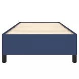 ágykeret matrac nélkül 90x200 cm kék szövet