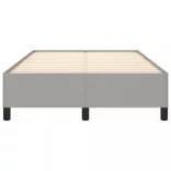 világosszürke szövet ágykeret matrac nélkül 120x200 cm