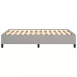 világosszürke szövet ágykeret matrac nélkül 120x200 cm