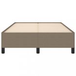 tópszínű szövet ágykeret matrac nélkül 120x200 cm