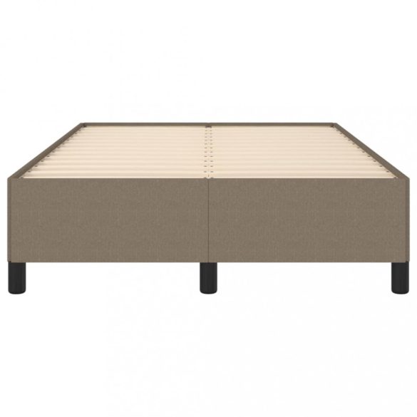 tópszínű szövet ágykeret matrac nélkül 120x200 cm