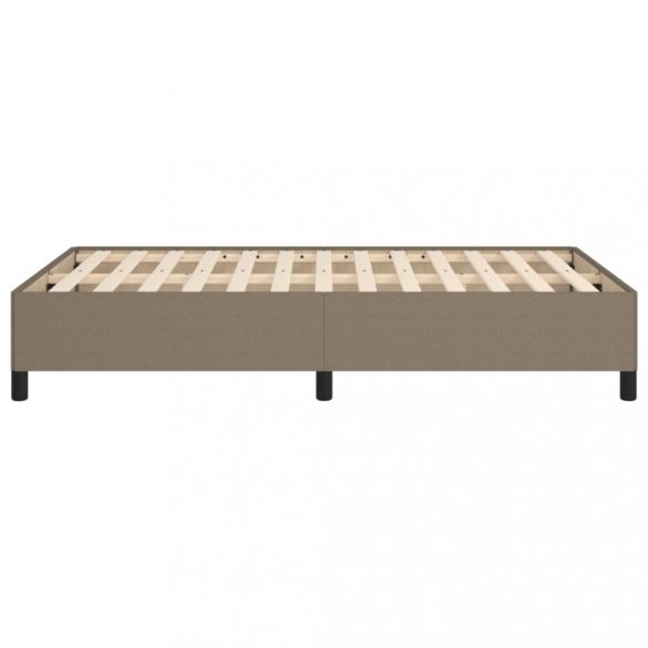 tópszínű szövet ágykeret matrac nélkül 120x200 cm