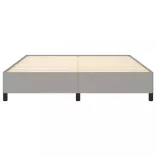 világosszürke szövet ágykeret matrac nélkül 180 x 200 cm