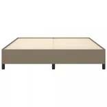 tópszínű szövet ágykeret matrac nélkül 180 x 200 cm