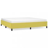 zöld szövet ágykeret matrac nélkül 200 x 200 cm