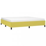 zöld szövet ágykeret matrac nélkül 200 x 200 cm