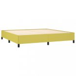 zöld szövet ágykeret matrac nélkül 200 x 200 cm