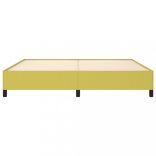 zöld szövet ágykeret matrac nélkül 200 x 200 cm