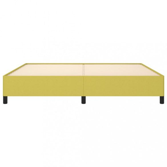 zöld szövet ágykeret matrac nélkül 200 x 200 cm