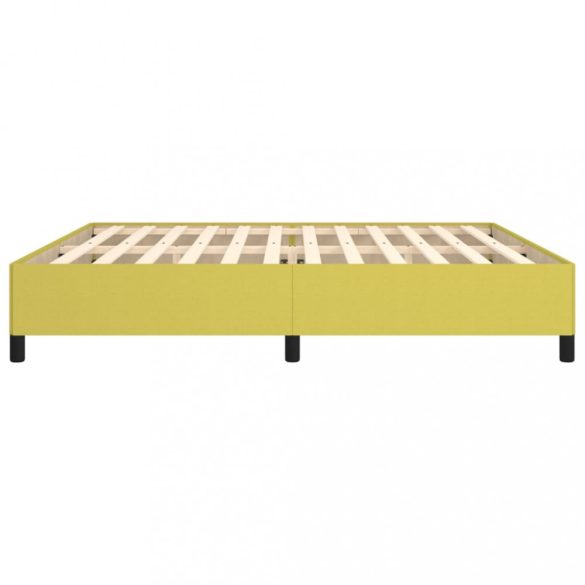 zöld szövet ágykeret matrac nélkül 200 x 200 cm