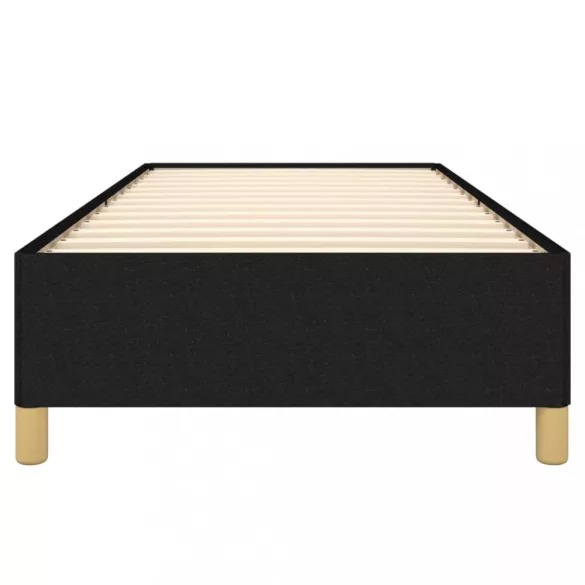 ágykeret matrac nélkül fekete 90x190 cm szövet