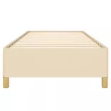 ágykeret matrac nélkül krém 90x190 cm szövet