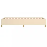 ágykeret matrac nélkül krém 90x190 cm szövet