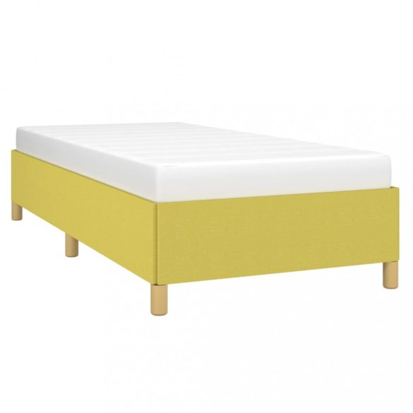 zöld szövet ágykeret 90 x 200 cm