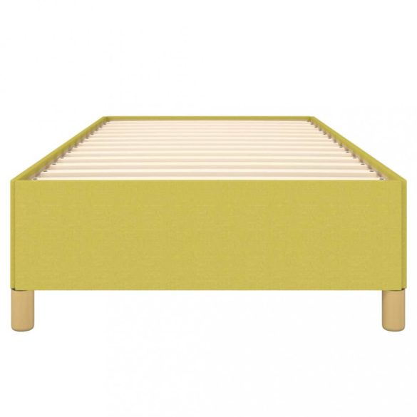 zöld szövet ágykeret 90 x 200 cm