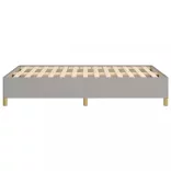 világosszürke szövet ágykeret matrac nélkül 120x200 cm