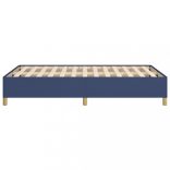 ágykeret matrac nélkül kék 120x200 cm szövet 120x200 cm