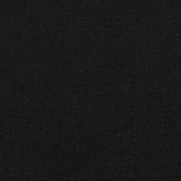 fekete szövet ágykeret matrac nélkül 160 x 200 cm