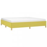 zöld szövet ágykeret matrac nélkül 200 x 200 cm