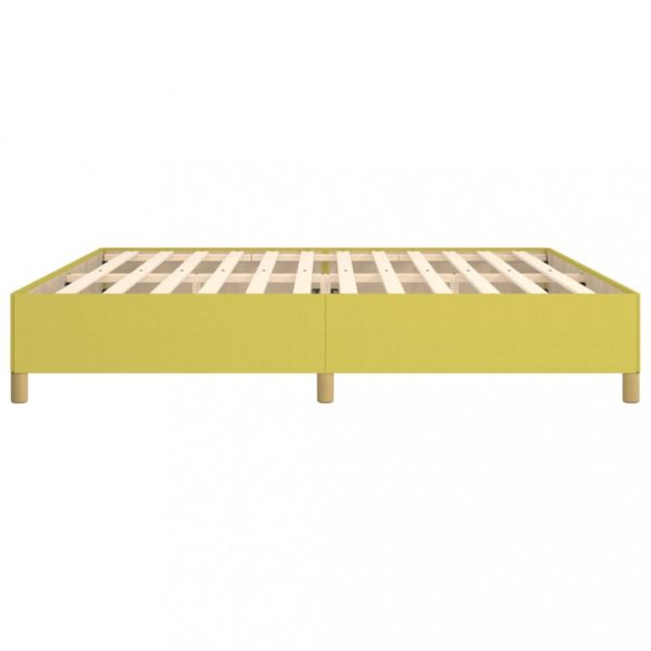 zöld szövet ágykeret matrac nélkül 200 x 200 cm