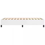 fehér műbőr ágykeret 80 x 200 cm