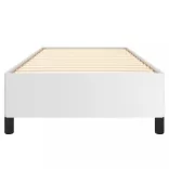 fehér műbőr ágykeret 90x200 cm