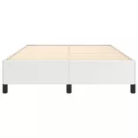 fehér műbőr ágykeret 140x190 cm