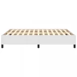 fehér műbőr ágykeret 140x200 cm