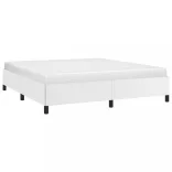 fehér műbőr ágykeret 180x200 cm