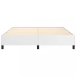 fehér műbőr ágykeret 180x200 cm