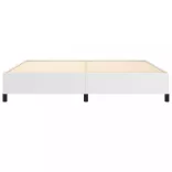 fehér műbőr ágykeret 200x200 cm