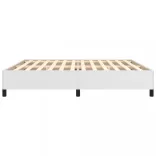 fehér műbőr ágykeret 200x200 cm